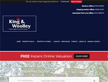 Tablet Screenshot of kingandwoolley.com